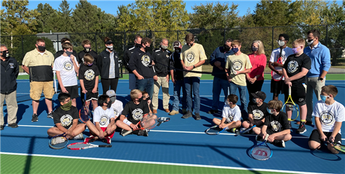 LMS, LHS Celebrate Tennis Facilities